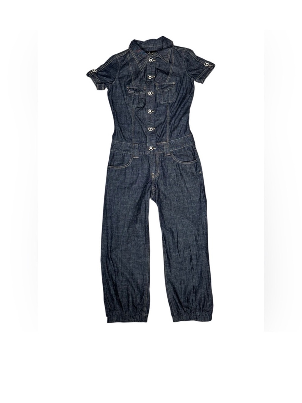 Y2K baby phat black denim jumpsuit - Picture 8 of 10